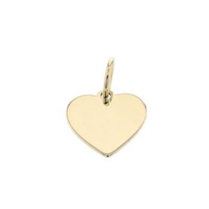 Petit Pendentif Coeur 10 mm, Or jaune