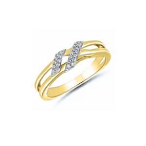 Bague Or jaune et diamants