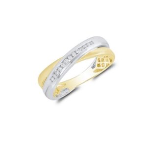 Bague 2 ors 750/000 et Diamants