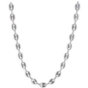 Collier Acier grain de café, Harvey Stone