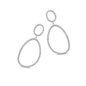 Boucles D'oreilles Argent et Zirconiums, Naiomy