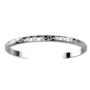 Bracelet Jonc radieuse argenté- Les Cadettes