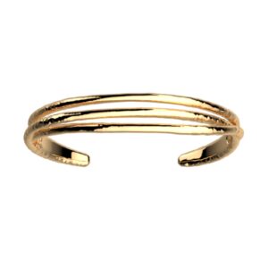 Bracelet Jonc Radiosa, acier doré - Les Cadettes