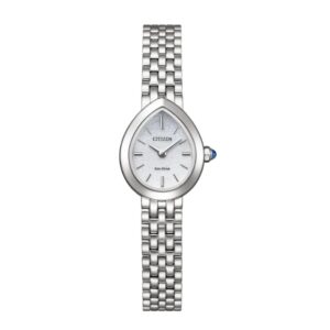 Montre femme acier, Solaire, Goutte 24 x 20 mm, Citizen
