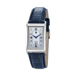 Montre homme "Churchill T24", cuir bleu, LIP