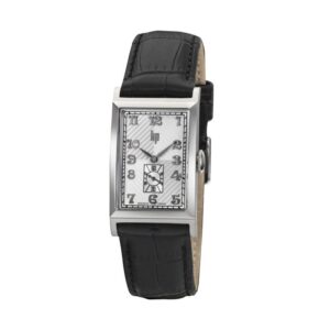 Montre homme acier "Churchill T 24" cadran symétrique argenté, Lip