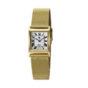 Montre femme acier doré "Chruchill C18" chiffres romains, LIP