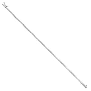 Bracelet Rivière 2.5 mm, or blanc et zirconiums