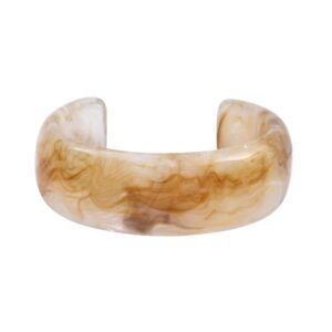 Bracelet jonc 25 mm, effet marbré, N°3