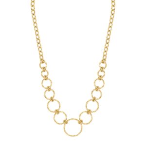 Collier acier doré, cerclages en chutte Ø 5 à 18 mm, N°3